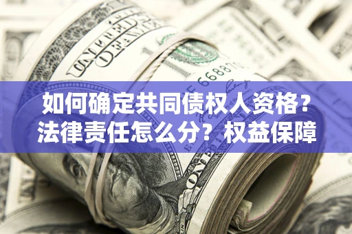 北京如何确定共同债权人资格？法律责任怎么分？权益保障技巧揭秘！