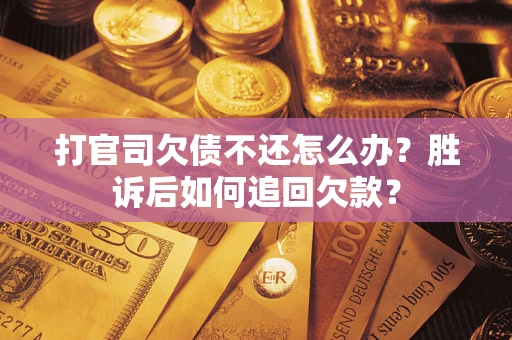 北京打官司欠债不还怎么办？胜诉后如何追回欠款？
