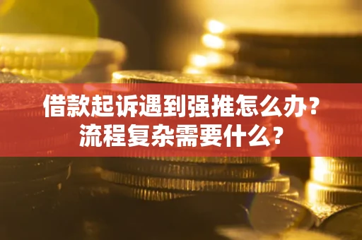 北京借款起诉遇到强推怎么办？流程复杂需要什么？