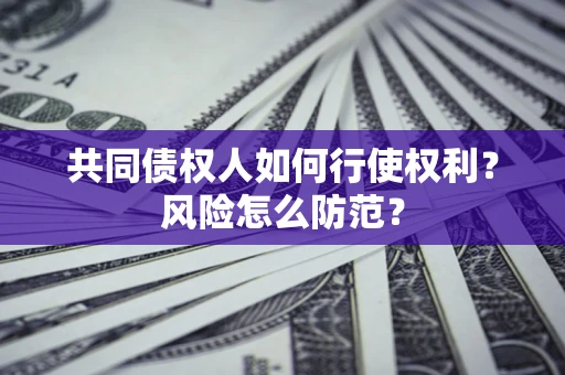 北京共同债权人如何行使权利？风险怎么防范？