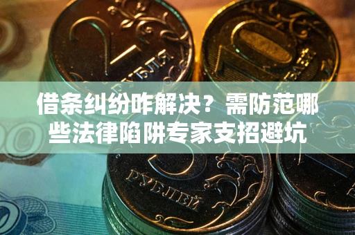北京借条纠纷咋解决？需防范哪些法律陷阱专家支招避坑