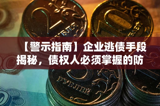 北京【警示指南】企业逃债手段揭秘，债权人必须掌握的防坑宝典