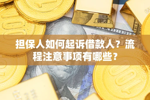 北京担保人如何起诉借款人？流程注意事项有哪些？